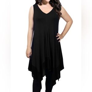 Elegant Black Women's Tank Top